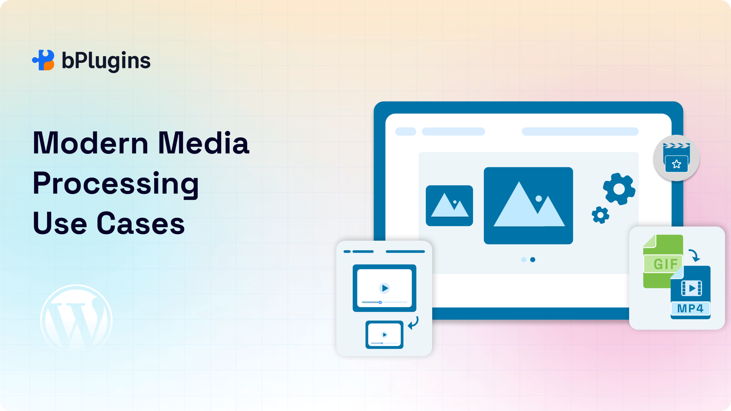 WordPress media processing