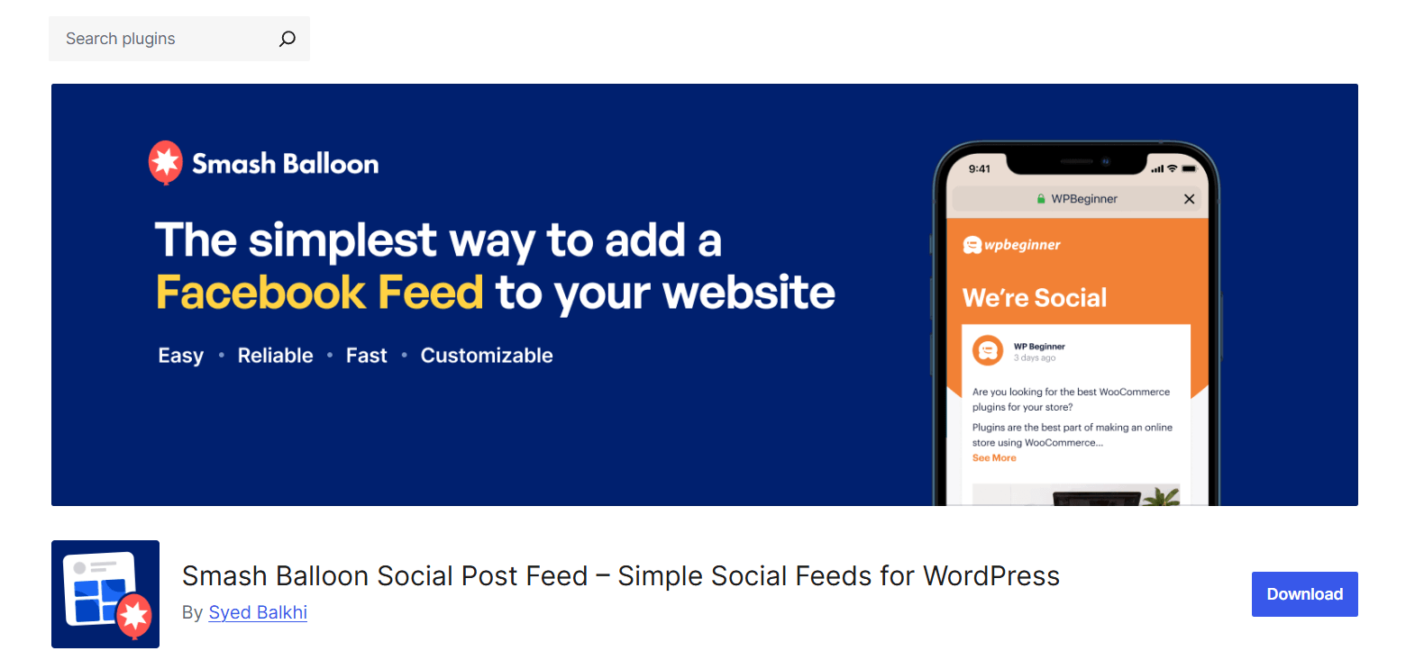 Smash Balloon Social Feeds