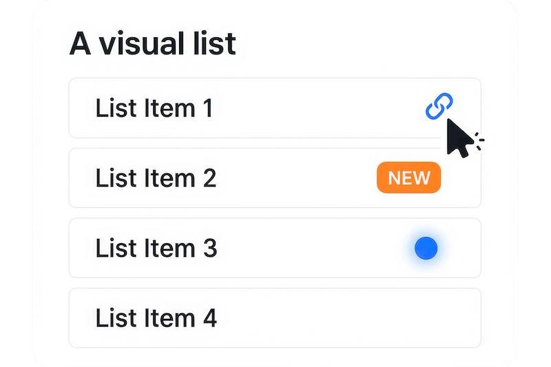 Icon List Block - Feature 4