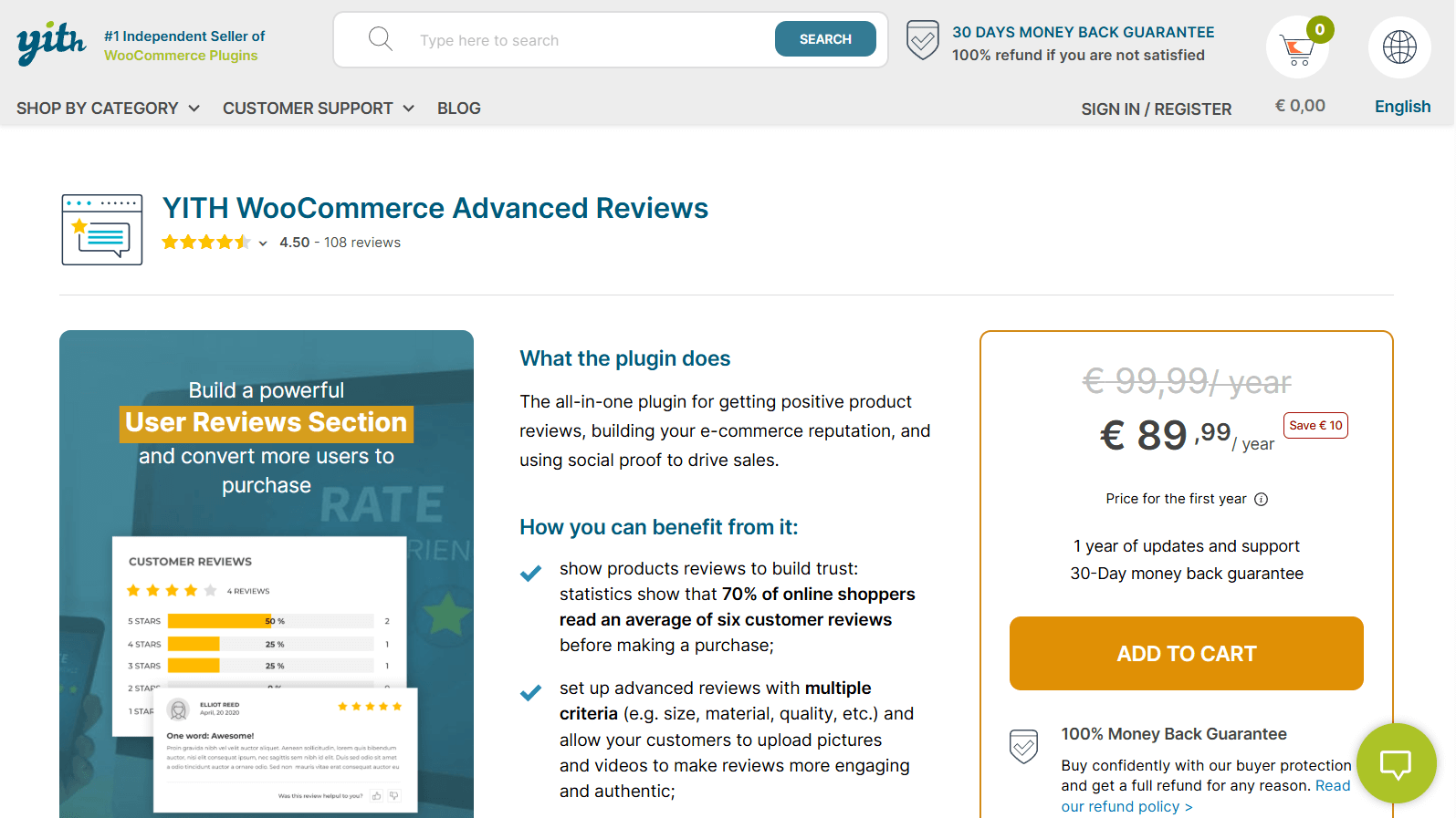 YITH WooCommerce Advanced Reviews
