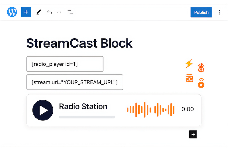 StreamCast Radio Player - Feature 1