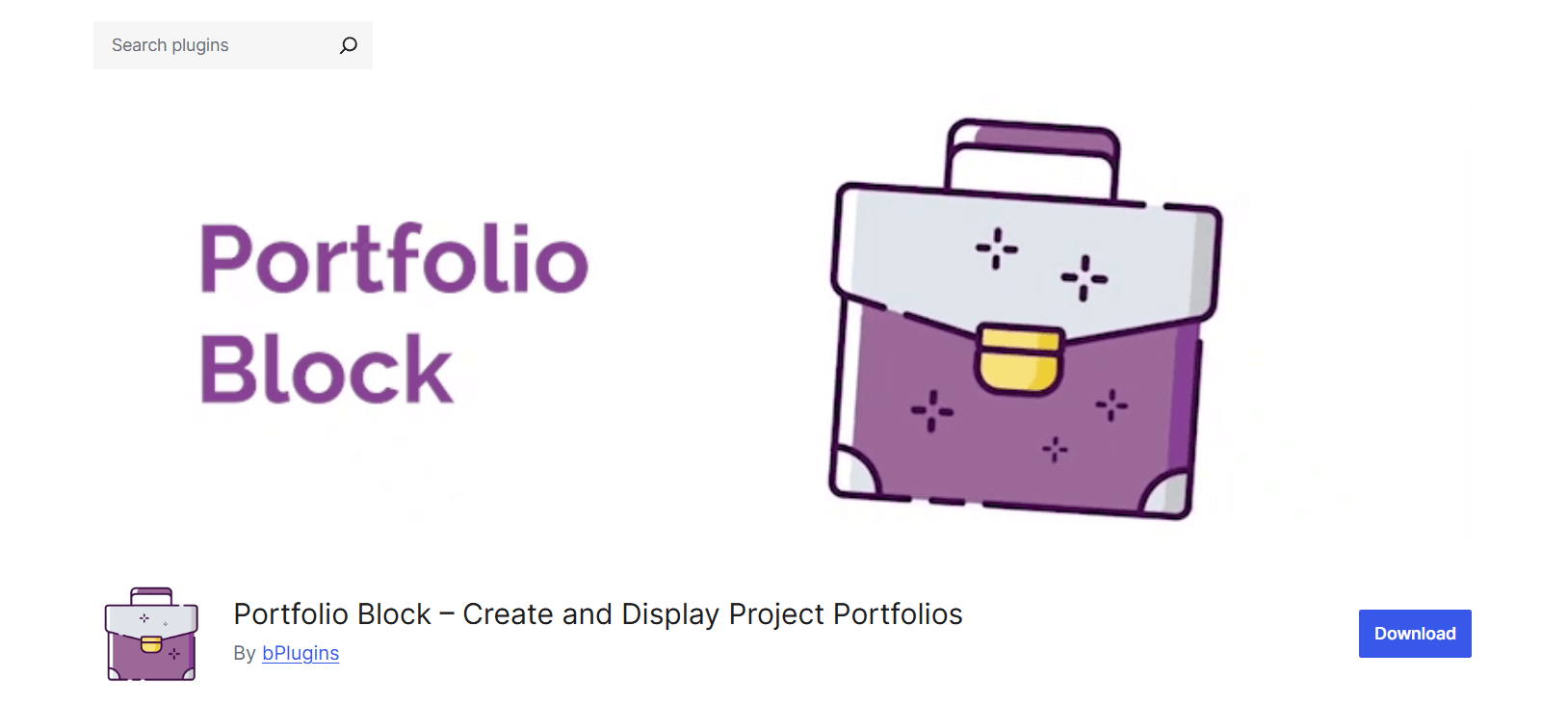 Portfolio Block