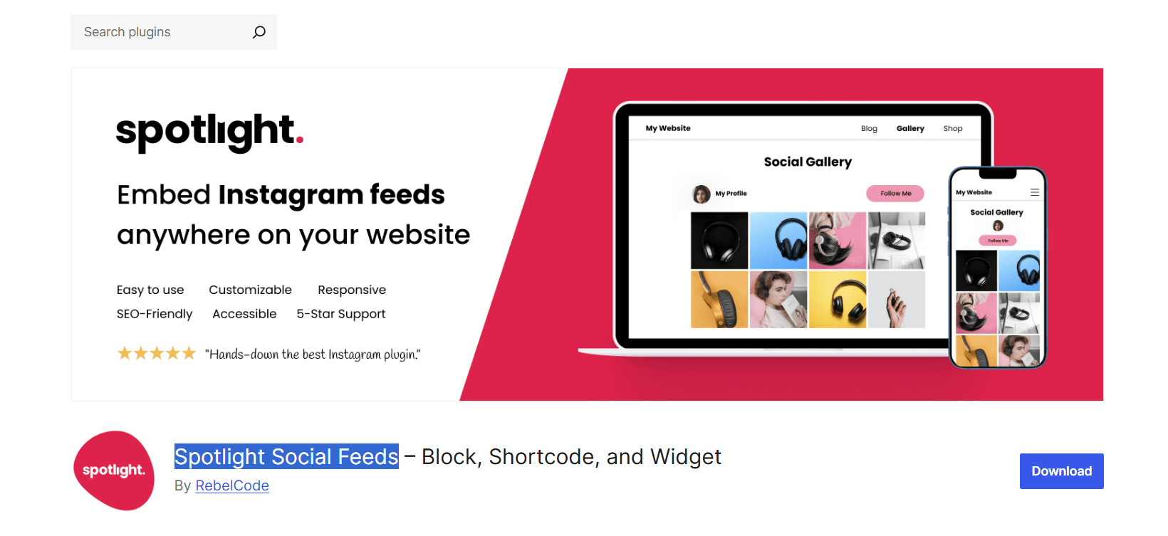 Spotlight Social Feeds