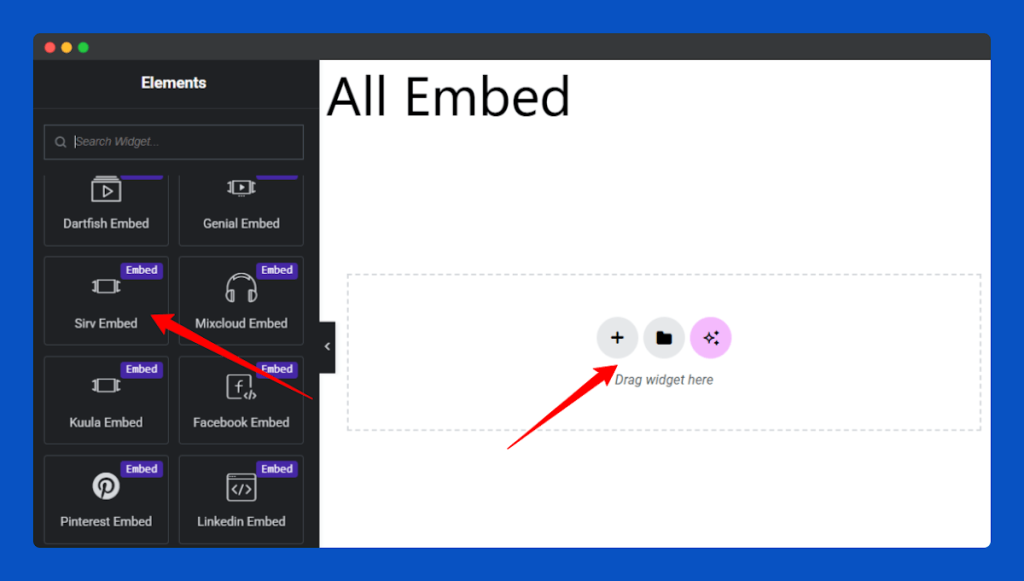 All Embed Addons for Elementor- Sirv Add